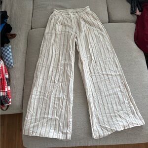 Flowy aerie stripped beachy pants